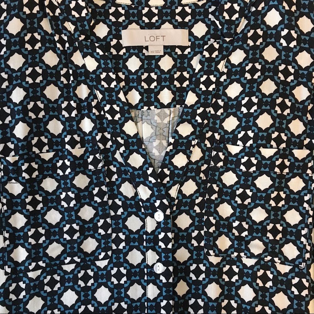 LOFT Patterned Dress - Picture 7 of 9